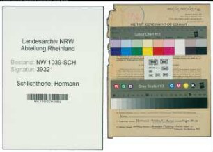 Entnazifizierung Hermann Schlichtherle , geb. 10.06.1890 (Baubeamter)