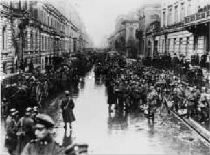 Truppen in der Wilhelmstraße beim Kapp-Putsch