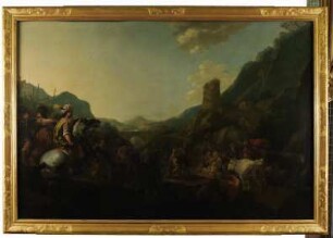 Die Versöhnung von Jakob und Esau (siehe auch HM_1979_0052 Jakobs Flucht)
