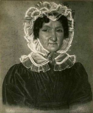 Frauenbildnis: Gemälde von J. Serr