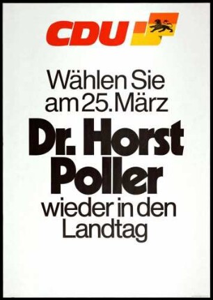 CDU, Landtagswahl 1984