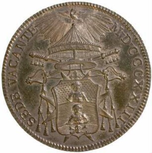 Münze, 1/2 Scudo, 1823