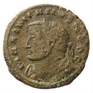 Münze, Follis, 301 - 303 n. Chr.