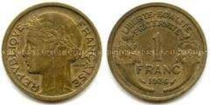 Frankreich, 1 Franc