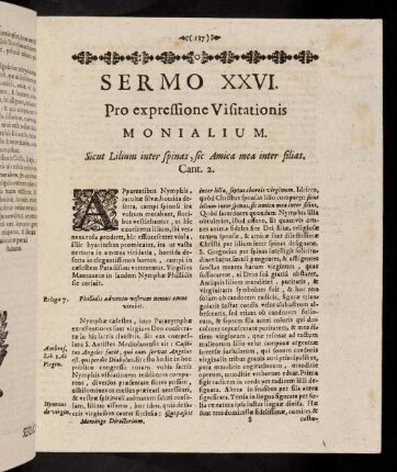 137-145, Sermo XXVI.