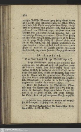 25. Kapitel. Dankers durchsichtige Wachskerzen