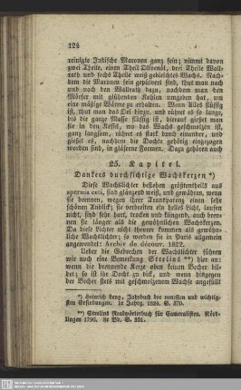 25. Kapitel. Dankers durchsichtige Wachskerzen