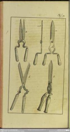 Taf. 95 [Heckenscheren]