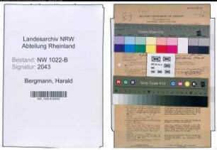 Entnazifizierung Harald Bergmann , geb. 00.00.0000 (Steuerinspektor)