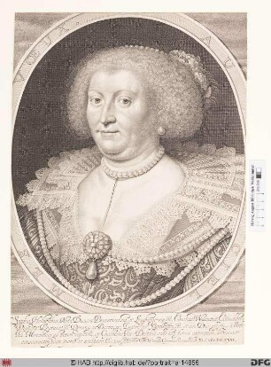 Bildnis Sophia Hedwig, Gräfin von Nassau-Diez, geb. Herzogin zu Braunschweig-Wolfenbüttel