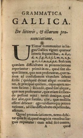 Grammatica gallica