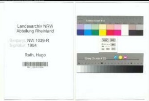 Entnazifizierung Hugo Rath , geb. 01.02.1900 (Kalkulator)