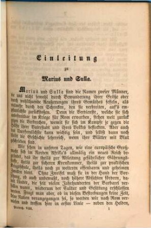 Plutarchś ausgewählte Biographien. 8, C. Marius