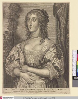 Catharinae Howard [Porträt der Katherine Livingston of Newburgh; Katherine Howard, Countess of Newburgh; Portret van Katherine Howard]