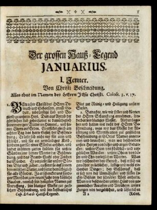 Januarius, [oder Jenner]