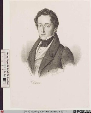 Bildnis Frédéric François (Fryderyk Franciszek) Chopin