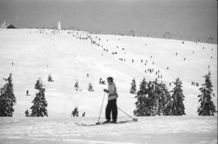 Feldberg: Skiläufer auf dem Feldberghang