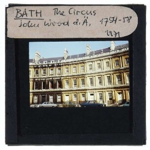 Bath, Circus : Straßenfront