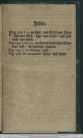 Fehler