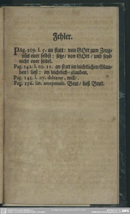 Fehler