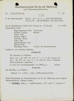 Rohr, Karl