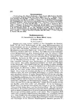 Taubstummenwesen : III. Sammelbericht (2. Halbjahr 1938) ; [Sammelreferate]
