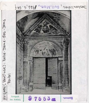 Avignon: Kathedrale Notre-Dame-des-Doms, Portal