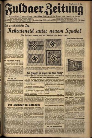 Ausgabe vom Donnerstag, den 07. November 1935.