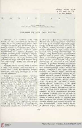 52: Litewskie portrety Jana Rustema