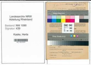 Entnazifizierung Herta Kaske , geb. 07.07.1909 ()