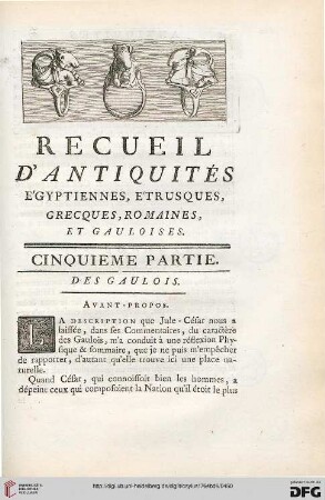 V: Des Gaulois