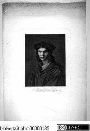 Selbstbildnis des Andrea del Sarto - Selbstporträt Andrea Del Sarto