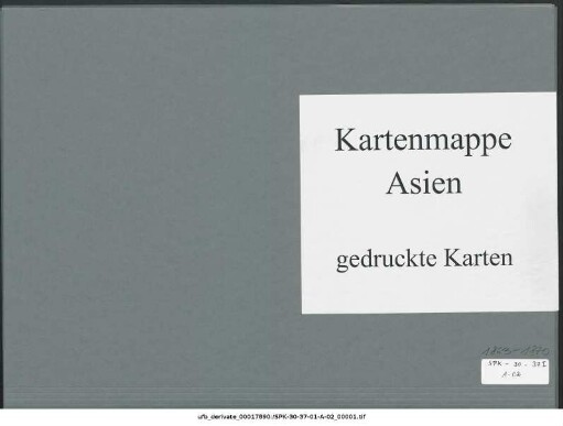 Vorderindien ganz, in mehreren Blättern : 1863-1870 : Kartensammlung