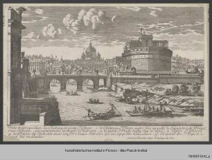Vedute der Engelsburg in Rom