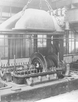 Dampfturbine, Bauart Thyssen-Röder, 20 000 PS (Thyssen und Co., Mühlheim) : Technikgeschichte | Maschinenbau | Kraftmaschinen | Dampfturbinen