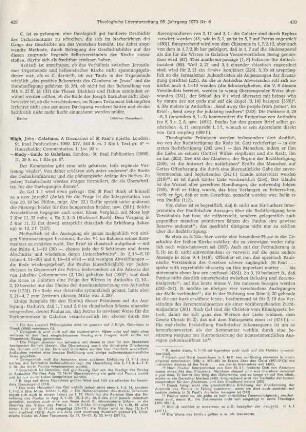 429-431 [Rezension] Bligh, John, Galatians