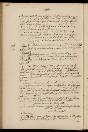 Ernennung der Privatdozenten Meyer, von Stein, Geuther und Krüger zu außerordentlichen Professoren.