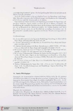 14. Année Philologique