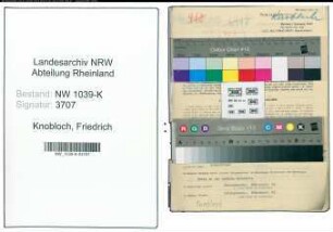 Entnazifizierung Friedrich Knobloch , geb. 19.04.1890 (Beamter)