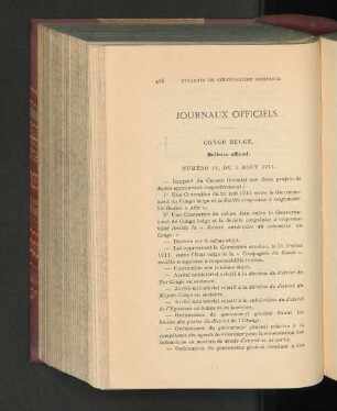 Journaux Officiels.