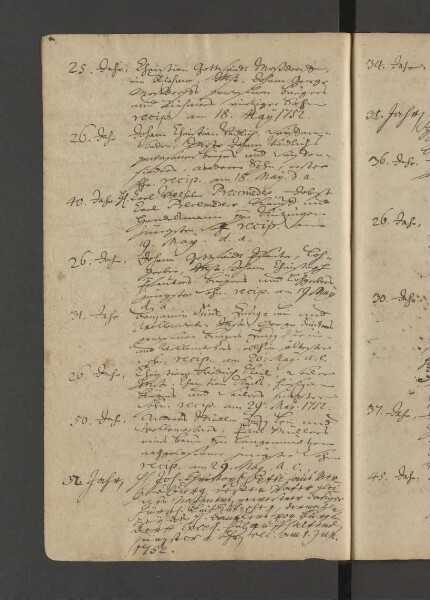 Bürgerbuch der Stadt Zeitz - 1701-1801