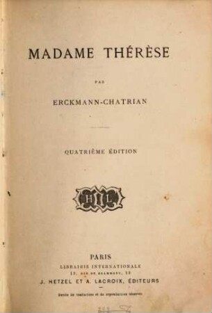 Madame Therèse
