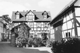 Hofanlage; Bad Orb, Heppengasse 21, Heppengasse 23a