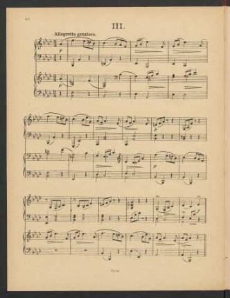 III. Allegretto grazioso