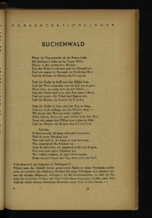 Konzentrationslager Buchenwald