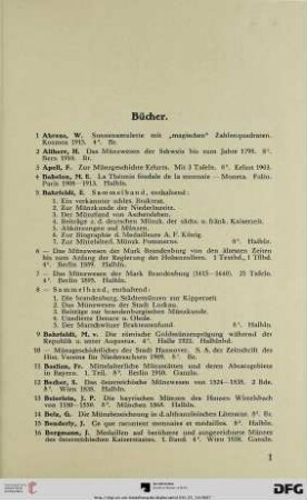 Bücher (Nr. 1-312)