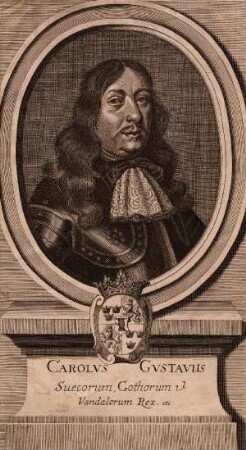 Bildnis von Karl X. (1622-1660) König von Schweden