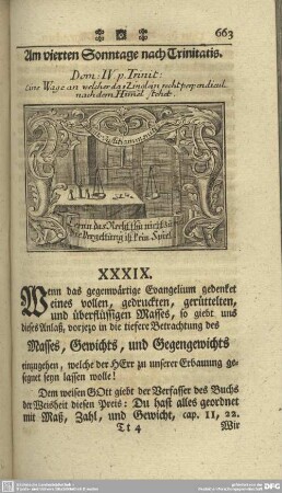 Am vierten Sonntage nach Trinitatis