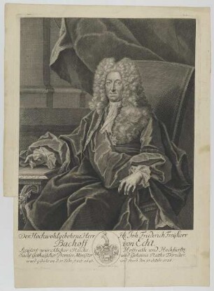 Bildnis des Joh. Friederich Bachoff von Echt