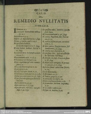 Cap. II. De Remedio Nullitatis